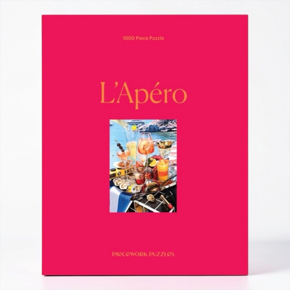 Piecework L’Apero 1000 Piece Puzzle NWT Sealed Aperol Spritz Puzzle